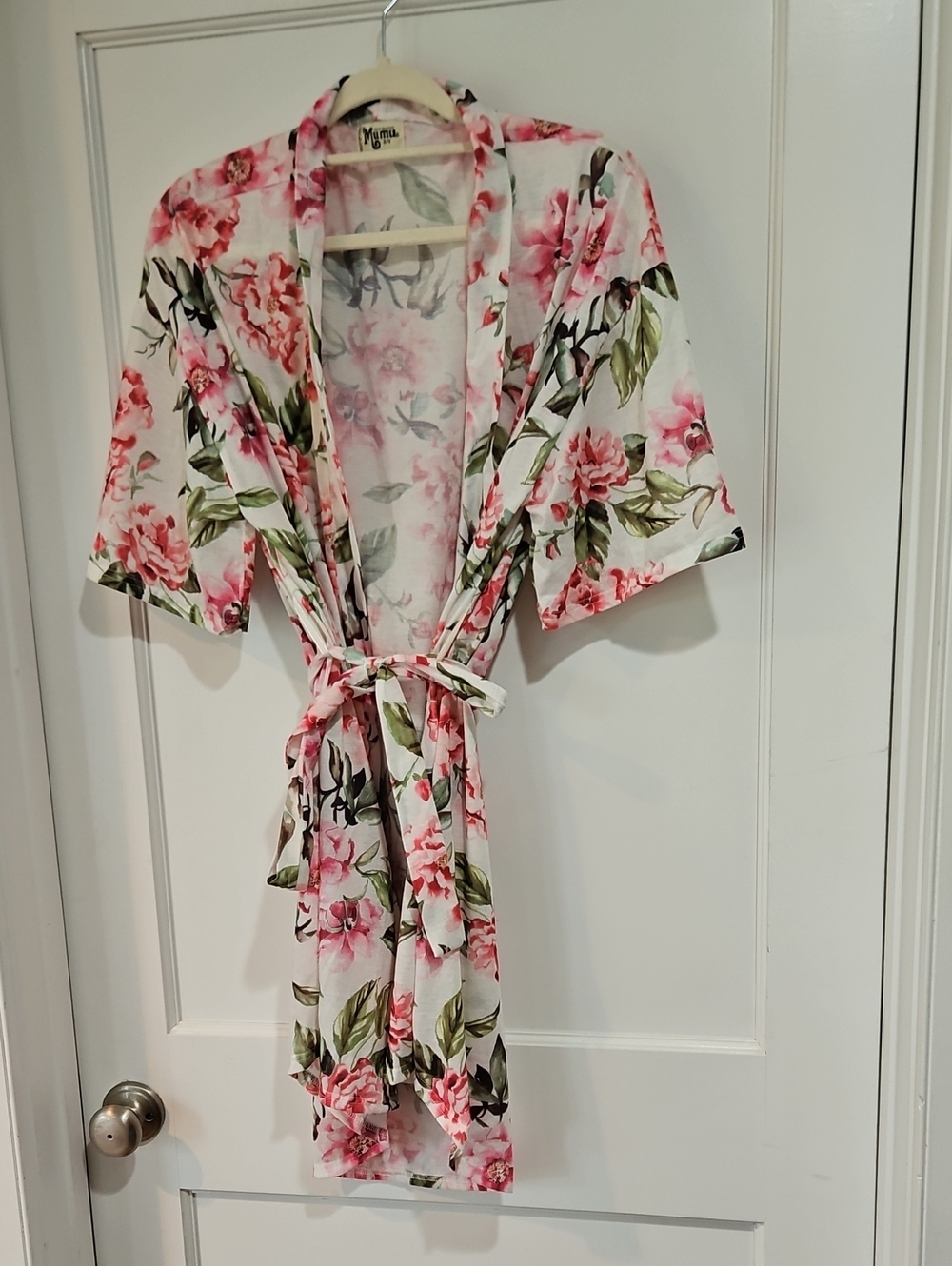 Show Me Your Mumu Brie Kimono Robe Garden of Blooms OS With Belt